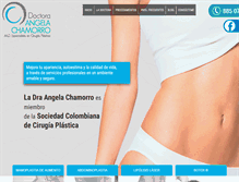 Tablet Screenshot of angelachamorro.com